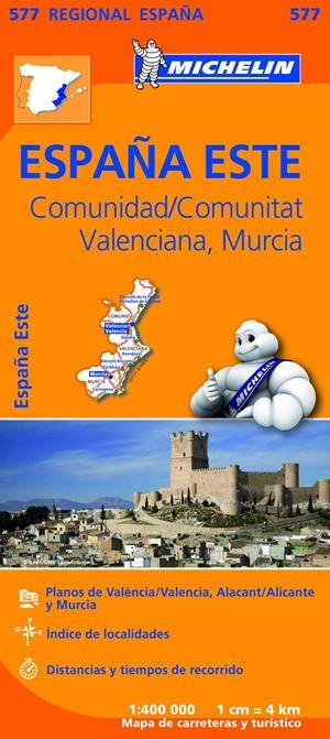 VALENCIA I MURCIA MAPA ESPAÑA ESTE | 9782067184404 | VARIOS AUTORES