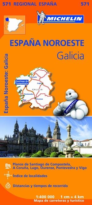 GALICIA MAPA ESPAÑA NOROESTE | 9782067184107 | VARIOS AUTORES