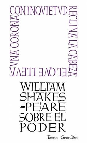 SOBRE EL PODER | 9788430600274 | SHAKESPEARE, WILLIAM