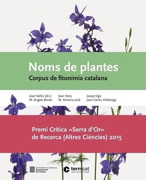 NOMS DE PLANTES | 9788447538553 | VALLES, JOAN