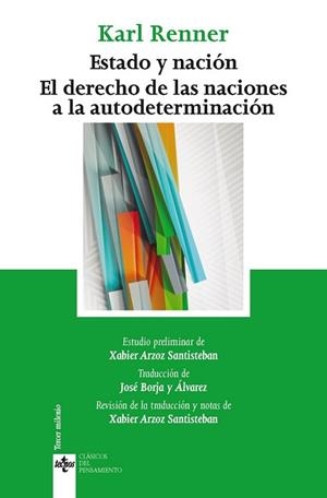 ESTADO Y NACIÓN. EL DERECHO DE LAS NACIONES A LA AUTODETERMINACIÓN | 9788430964970 | RENNER, KARL